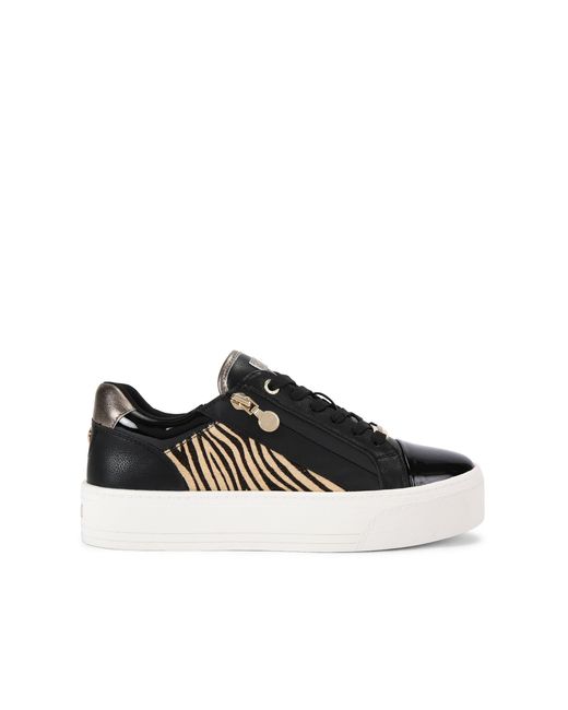 Carvela Kurt Geiger Black Statement Zip Sneakers