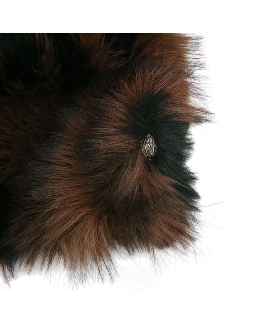 Kurt Geiger Black Poppy Scarf