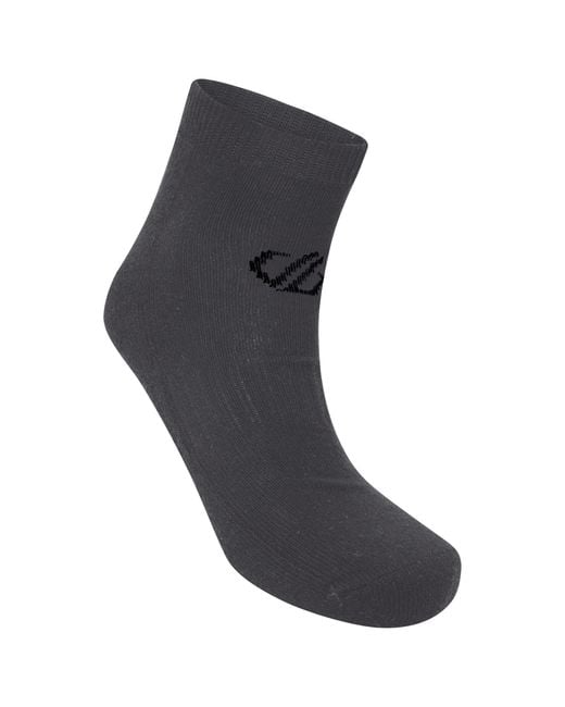 Dare 2b Blue Adult Essentials Ankle Socks (Pack Of 2) (Ebony)