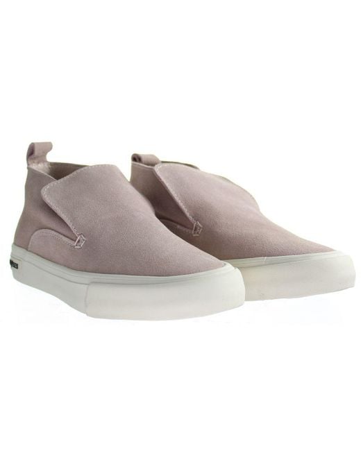 Seavees Gray Huntington Rose Quartz Middie Shoes Leather