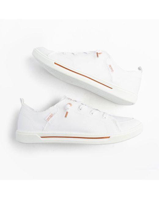 Skechers White B Cute 2.0 Trainers Canvas