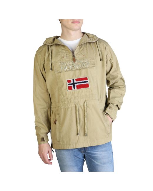 GEOGRAPHICAL NORWAY Anorak Jas Steen in het Green voor heren