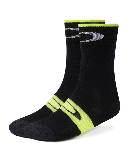 Oakley Black Thermal Cycling Neon Socks 93286 05W for men