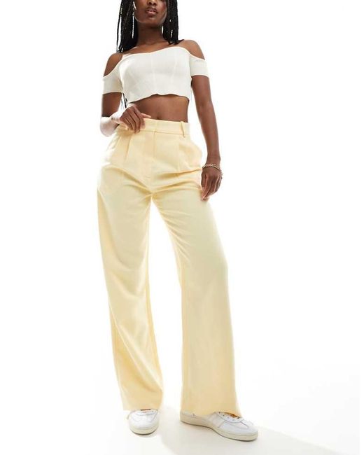 Abercrombie & Fitch Natural Sloane Tailored Trouser
