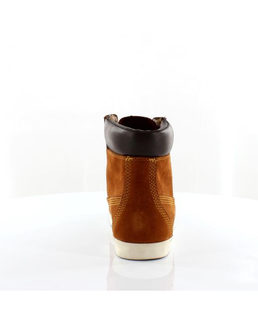 Timberland Brown Glestenbury Fleece Nubuck Leather Lace Up Boots 8646A Leather (Archived)