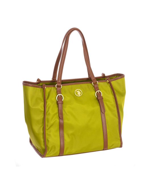 U.S. POLO ASSN. Yellow Beuhu5922Wip Shopping Bag