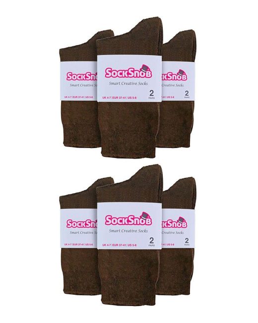 Sock Snob Green Plain Cotton Rich Socks