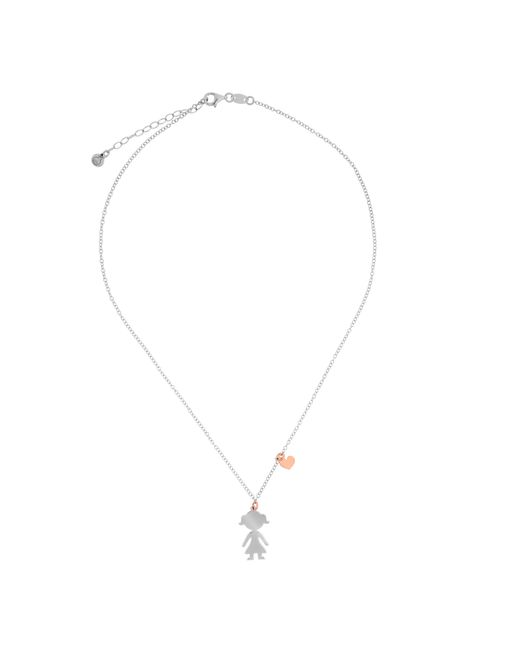 Orphelia White 'Lyra' 925 Sterling Chain With Pendant