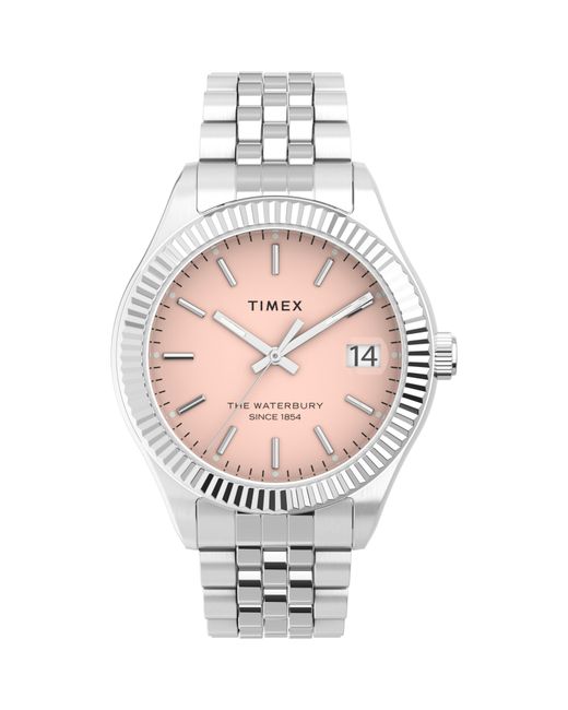 Timex Metallic Waterbury Legacy Watch Tw2V31500 Stainless Steel