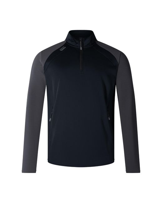 Canterbury Blue Elite Quarter Zip Top for men