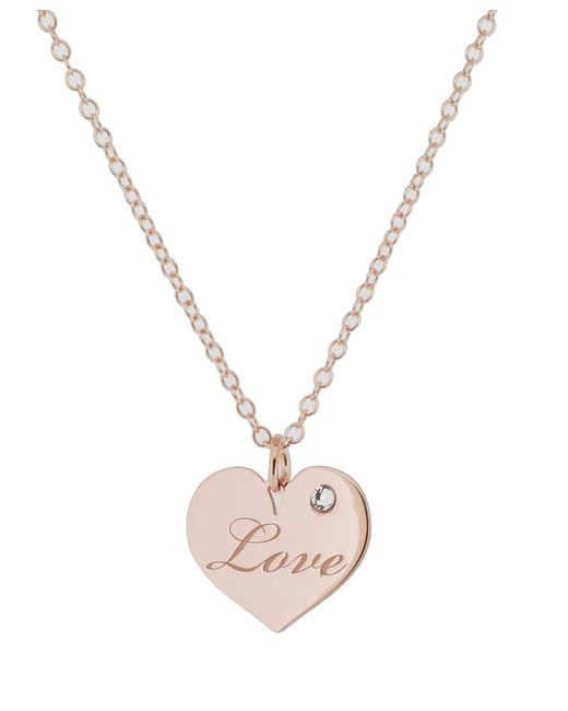 Orphelia Metallic 'Liliana' 925 Sterling Chain With Pendant