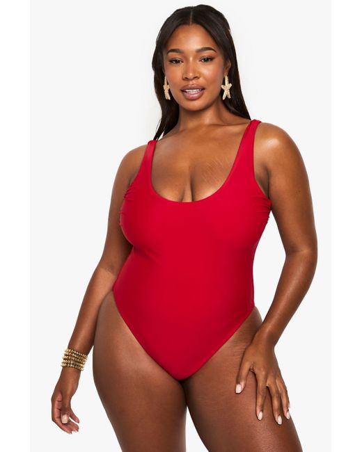 One Piece Swimsuit Boohoo Plus Swimwear Boohoo Plus Swimwear