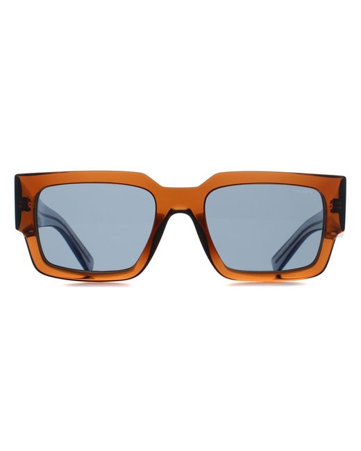 Prada Blue Rectangle Chocolate Dark Prb17S for men