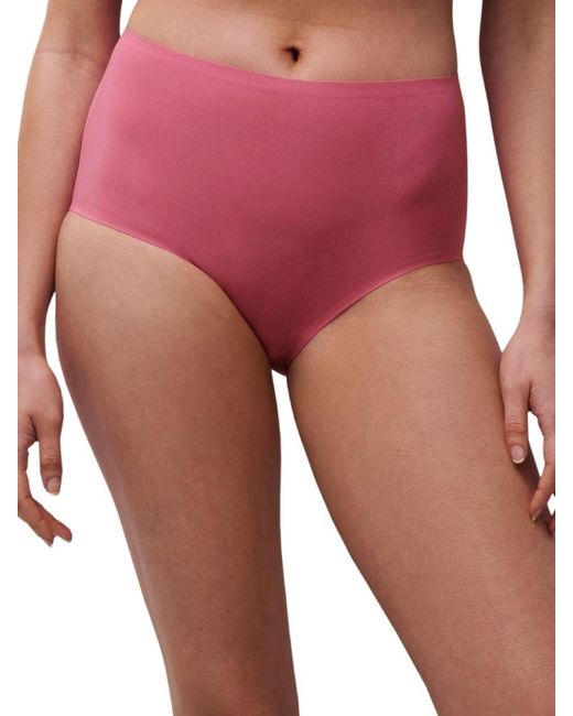 Chantelle Red Softstretch High Waist Thong