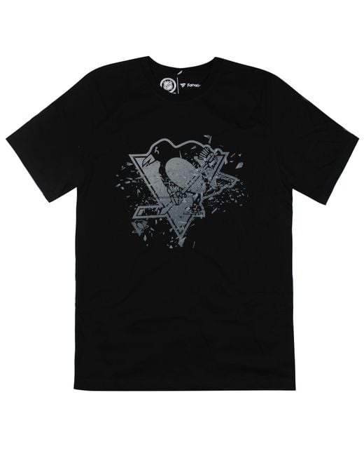 Fanatics Black Nhl Pittsburgh Penguins T-Shirt for men
