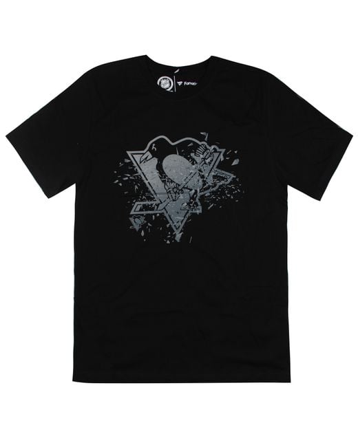 Fanatics Black Nhl Pittsburgh Penguins T-Shirt for men