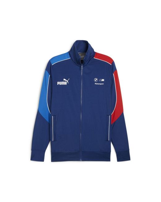 PUMA Blue Bmw M Motorsport Mt7+ Track Jacket for men