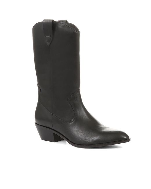 Jones Bootmaker Black Lala Leather Western Boots