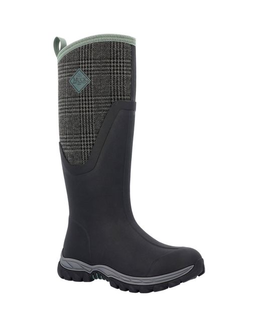 Muck Boot Blue Arctic Sport Ii Tall Rubber/Plaid Wellington