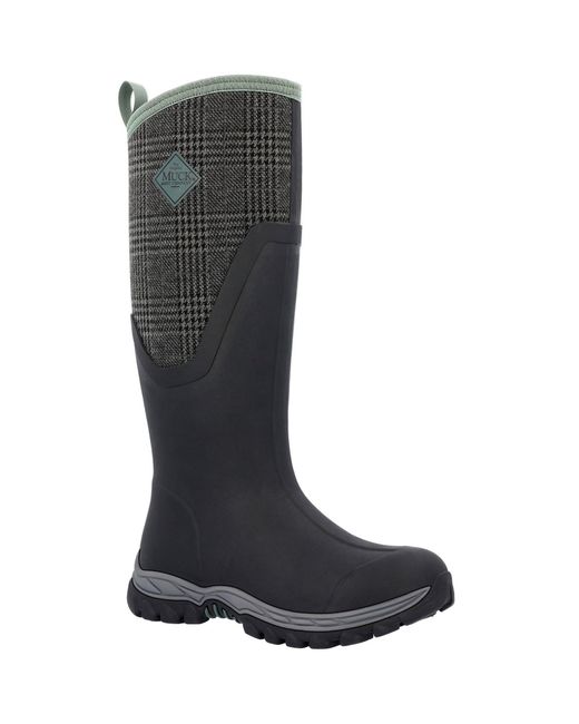 Muck Boot Blue Arctic Sport Ii Tall Rubber/Plaid Wellington