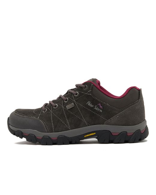 Peter Storm Black Silverdale Ii Waterproof Walking & Hiking Shoes With Stormgrip Outsole