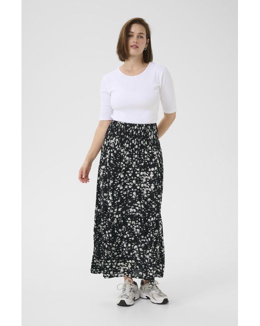 Kaffe Rok Kabeathe Rok A-Shape in het White