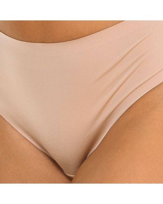 Dim Natural Seamless Marbled Effect Panties 007Yg