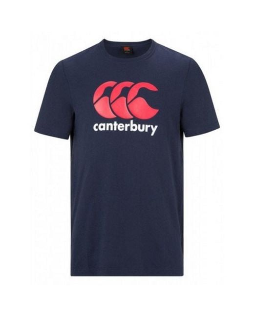 Canterbury Blue Ccc Logo T-Shirt for men