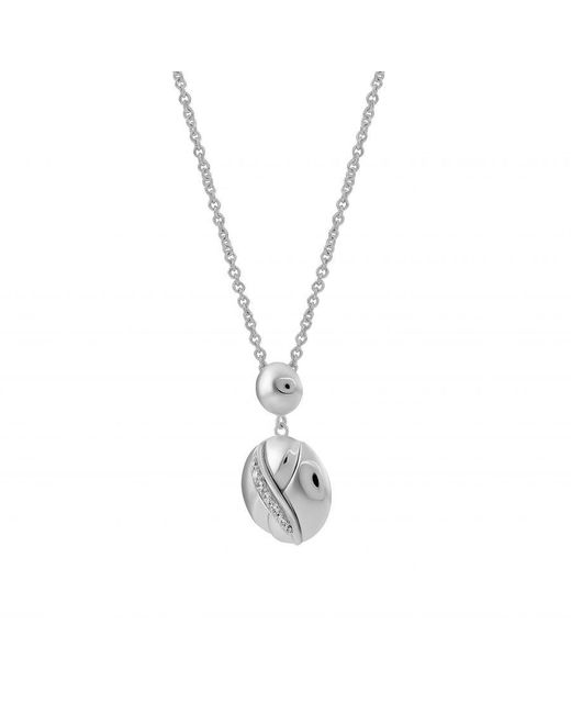 Orphelia Metallic 925 Sterling Pendant With Chain