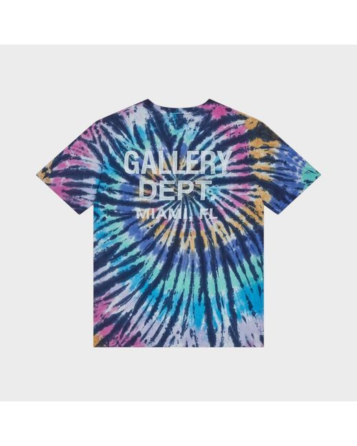 GALLERY DEPT. Blue Miami Souvenir Tee Tropical Tie Dye