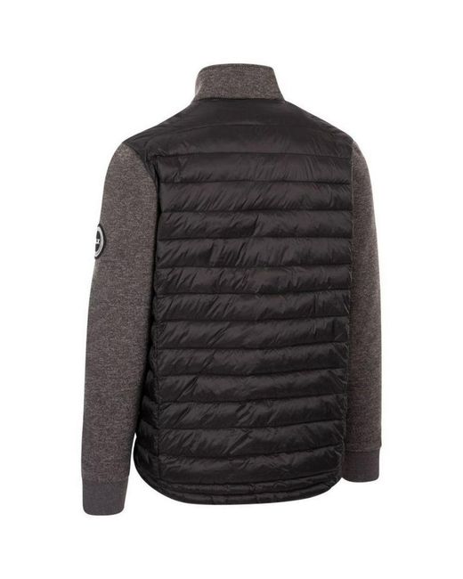 Trespass Black Warner Padded Jacket for men