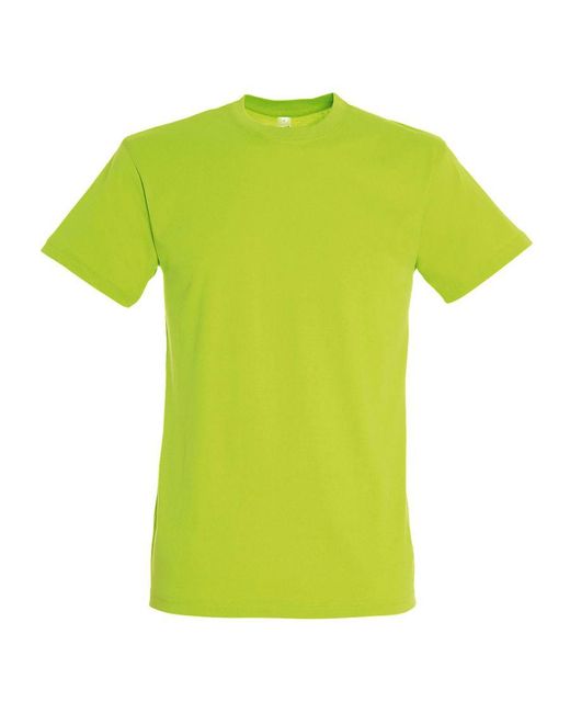 Sol's Regent T-shirt Met Korte Mouwen (appelgroen) in het Green voor heren