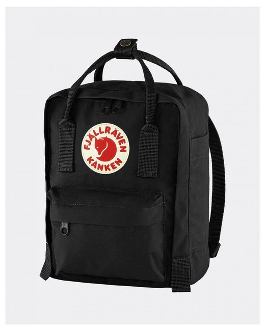 Fjallraven Black Kanken Mini Backpack