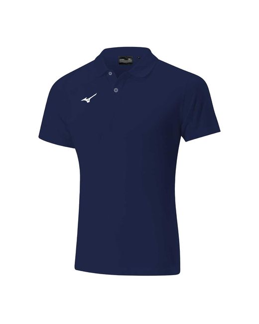 Mizuno Blue Shizuoka Free Time Polo Shirt for men