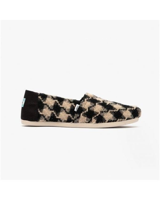 TOMS Black Alpargata Ladies Espadrille