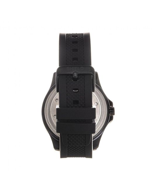 Shield Black Freedive Strap Watch W/Date for men