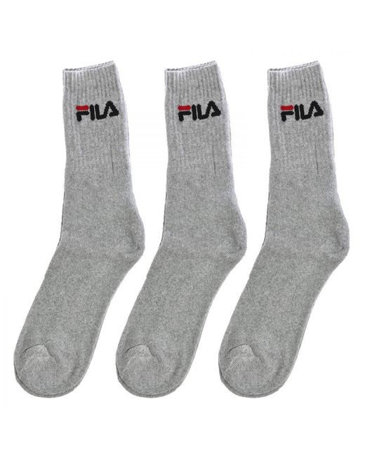 Fila White Pack-3 High-Top Socks F9505