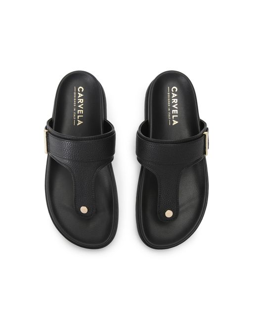 Carvela Kurt Geiger Black Serena Tt Sandals