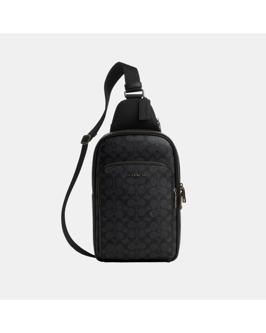 COACH Black Ethan Pack for men