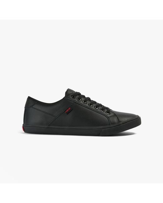 Kickers Black Kody Lo Trainers Leather