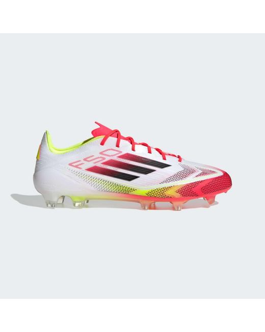 Adidas Originals Red F50 Elite Firm Ground Boots for men