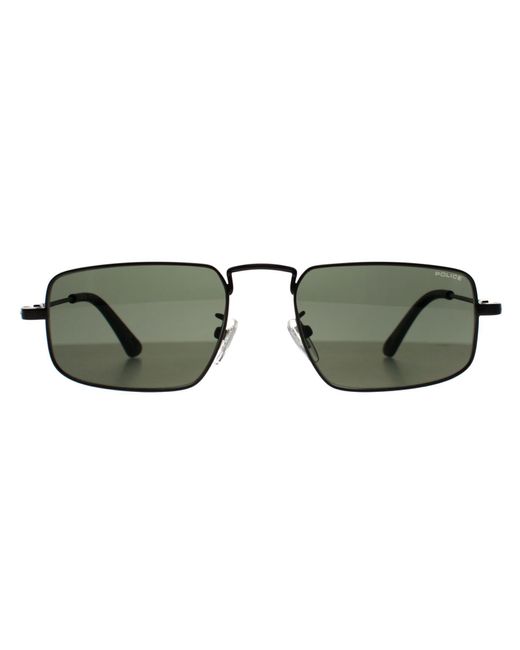 Police Green Square Matte Gunmetal Spln31 Origins Lite 19 for men