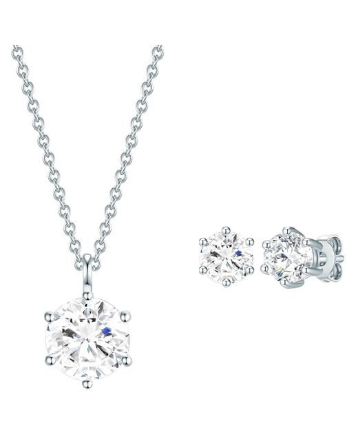 Rafaela Donata Metallic Sterling Set (Necklace + Earring)
