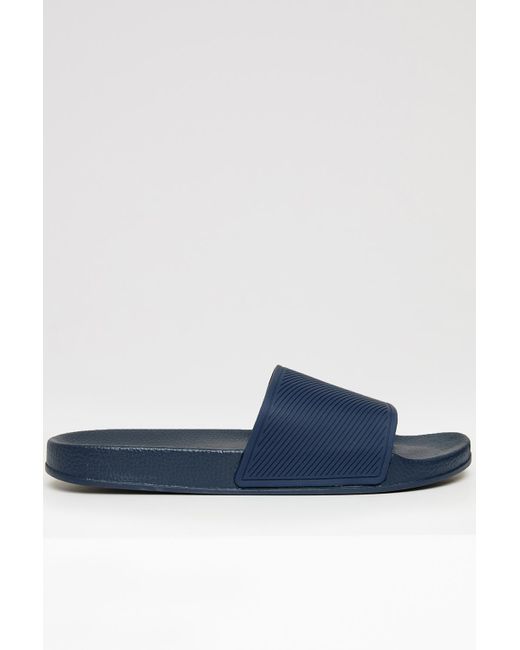 Threadbare Blue Lightweight Sliders for men