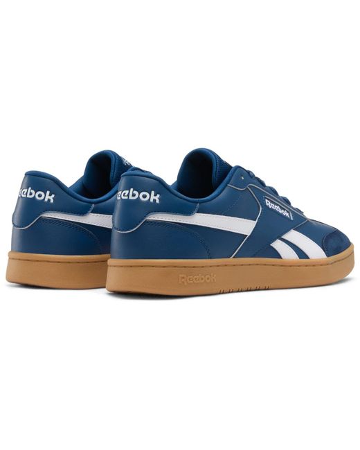 Reebok Blue Forte Lounger Leather Trainers for men
