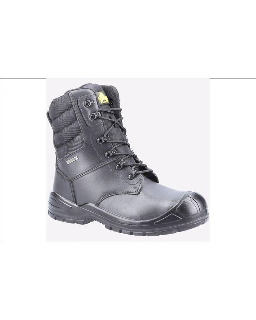 Amblers Safety Black 240 Waterproof Leather Boot for men