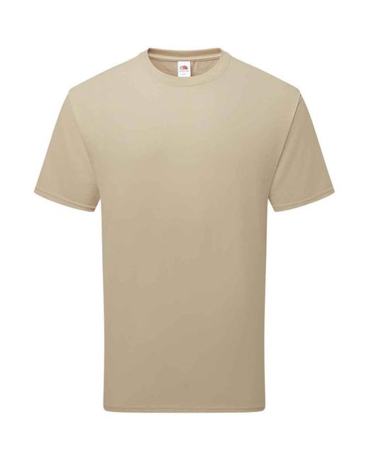 Fruit Of The Loom Natural Adult Cotton T-Shirt (Desert)
