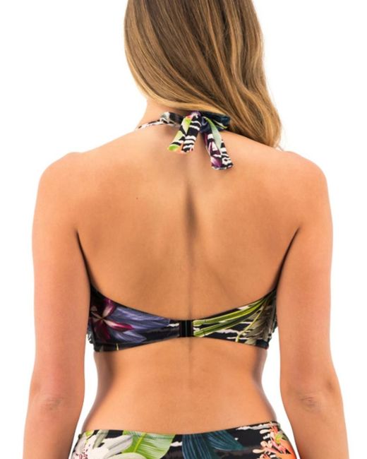 Fantasie Blue Maldives Twist Bandeau Bikini Top