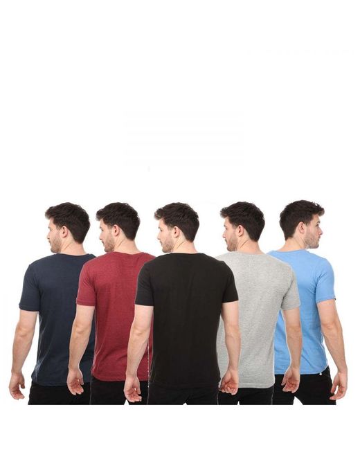 Farah Watten 5 Pack Lounge T-shirts In Multi Kleur in het Multicolor voor heren