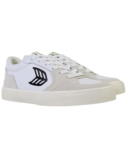 CARIUMA White Vallely Plimsolls